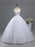Gorgeous Sweetheart Beaded Tulle Ball Gown Wedding Dresses - Pure White / Floor Length - wedding dresses