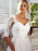 Gorgeous V Neck Long Sleeves Tulle Wedding Dresses - wedding dresses