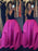 Gown Sleeveless V-neck With Ruffles Floor-Length Satin Prom Dresses - Prom Dresses