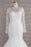 Graceful Appliques Long Sleeve Mermaid Wedding Dress - Wedding Dresses