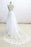 Graceful Appliques V-neck Tulle A-line Wedding Dress - Wedding Dresses