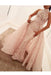 Graceful Excellent Amazing Unique Mermaid High Neck Sleeveless Sweep Train Pearl Pink Lace Prom Dress - Prom Dresses