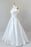 Graceful Off Shoulder Satin Ball Gown Wedding Dress - Wedding Dresses