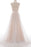 Graceful V-neck Lace Tulle A-line Wedding Dress - Wedding Dresses