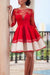 Half Sleeve Red dresses Pretty Short Lace Homecoming Gowns - Prom Dresses