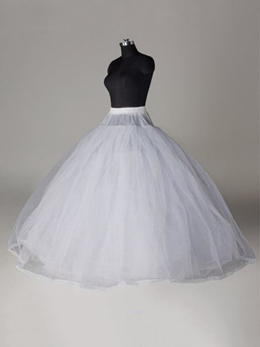 Hem Lace Appliques Ball Gown Wedding Petticoats | Bridelily - wedding petticoats