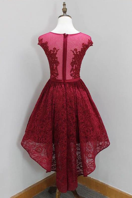 High-Low Round Neck Sleeveless Dress