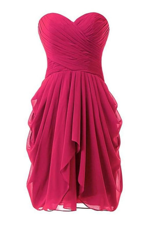 Hot Pink Chiffon New Star Prom Homecoming Dresses - Prom Dresses