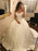 Ivory Ball Gown Off-the-Shoulder Pleated Satin Lace Appliques Wedding Dress - Wedding Dresses