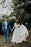 Ivory Chiffon Rustic Cheap 3/4 Sleeves Two Piece Wedding Dress - Wedding Dresses