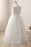 Ivory Flower Girl Dress Sleveless Jewel Neck Satin Little Girl Dress for Weddings with Lace Appliques - Flower Girl Dresses