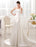 Ivory Mermaid Court Train Bridal Wedding Dress with Strapless