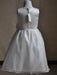 Ivory Flower Girl Dress Sash Bows Ruffles Dress