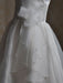 Ivory Flower Girl Dress Sash Bows Ruffles Dress