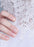 Ivory Wedding Dresses A-Line Lace Applique Round Neck Keyhole Floor Length Bridal Dresses