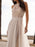 Ivory Wedding Dresses A Line With Court Train Sleeveless Applique Illusion Neckline Bridal Gowns