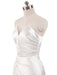 Ivory Wedding Dresses Strapless Mermaid Evening Dresses V Neck Sleeveless Split Beach Bridal Gown With Court Train