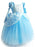 Flower Girl Dresses Jewel Neck Short Sleeves Pleated Kids Party Dresses Cinderella Princess Dress