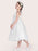 Jewel Neck Sleeveless A-Line Kids Party Dresses Ivory Tulle Flower Girl Dresses - Flower Girl Dress