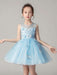 Flower Girl Dresses Jewel Neck Sleeveless Bows Kids Social Party Dresses