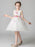 Flower Girl Dresses Jewel Neck Sleeveless Flowers Formal Kids Pageant Dresses
