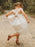 White Flower Girl Dresses Jewel Neck Sleeveless Lace Kids Social Party Dresses