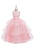 Flower Girl Dresses Jewel Neck Tulle Sleeveless Ankle Length Princess Silhouette Kids Social Party Dresses