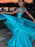 Jewel Sleeveless Floor-Length A-line With Beading Chiffon Dresses - Prom Dresses