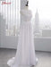 Lace Appliques Covered Button A-Line Wedding Dresses - wedding dresses