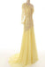 Lace Chiffon Daffodil Long Prom Evening Dresses - Prom Dresses