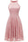 Lace Off-the-Shoulder Women Street Dress - Pink / S - lace dresses
