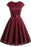 Lace Patchwork Women Cap Sleeves Street Party Dresses - burgundy dress / S - lace dresses