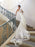 Lace Sweetheart Backless Mermaid Wedding Dresses with Train - Ivory / Floor Length - wedding dresses