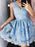 Lace V-neck Sleeveless A-line Short/Mini With Ruffles Dresses - Prom Dresses
