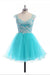 Lace V-neckline Prom Dress Homecoming Dresses With Straps - Prom Dresses