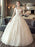 Lace Wedding Dresses Princess Ball Gown Bridal Dress Off The Shoulder Ivory Flowers Applique Floor Length Wedding Gown