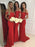 Latest Mermaid Red Bridesmaid Dress - Bridesmaid Dresses