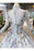 Light Blue Ball Gown Wedding with Lace Flowers Beading Quinceanera Dresses - Prom Dresses