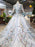 Light Blue Ball Gown Wedding with Lace Flowers Beading Quinceanera Dresses - Prom Dresses