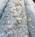 Light Blue Off the Shoulder Ball Gown Quinceanera Dress Senior Lace Prom Dresses - Prom Dresses