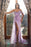 Lilac Sparkly Prom Dresses Long Mermaid Evening Dresses with Slit - Prom Dresses