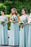 Long Chiffon with Pleats V Neck Bridesmaid Dress - Bridesmaid Dresses