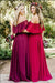 Long Off-the-shoulder Chiffon Dress Charming Bridesmaid Dresses - Prom Dresses