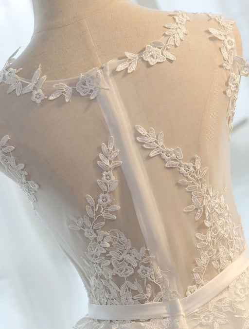 Long Prom Dresses Lace Cameo Pink Party Dress A Line Applique Tulle Maxi Formal Dress