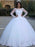 Long Sleeves Lace Appliques Wedding Dresses - White / Floor Length - wedding dresses