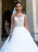Long Sleeves Lace Ball Gown Tulle Wedding Dresses - wedding dresses