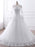 Long Sleeves Lace Ribbon Ball Gown Wedding Dresses - wedding dresses