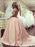 Long Sleeves Off-the-Shoulder With Beading Satin Court Train Dresses - Prom Dresses
