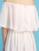 Flower Girl Dresses Bateau Neck Chiffon Sleeveless A Line Bateau Neck Kids Party Dresses