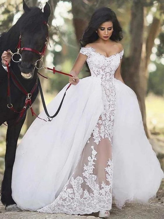 Boho 2 In 1 Jumpsuit Jumpsuit Wedding Dress With Removable Skirt And Top  Lace Pant Gatsby Bridal Gown For Women Arabic Dubai Luxury Garden Country  Bride Outdoor 2022 From Bridalstore, $90.28 | DHgate.Com